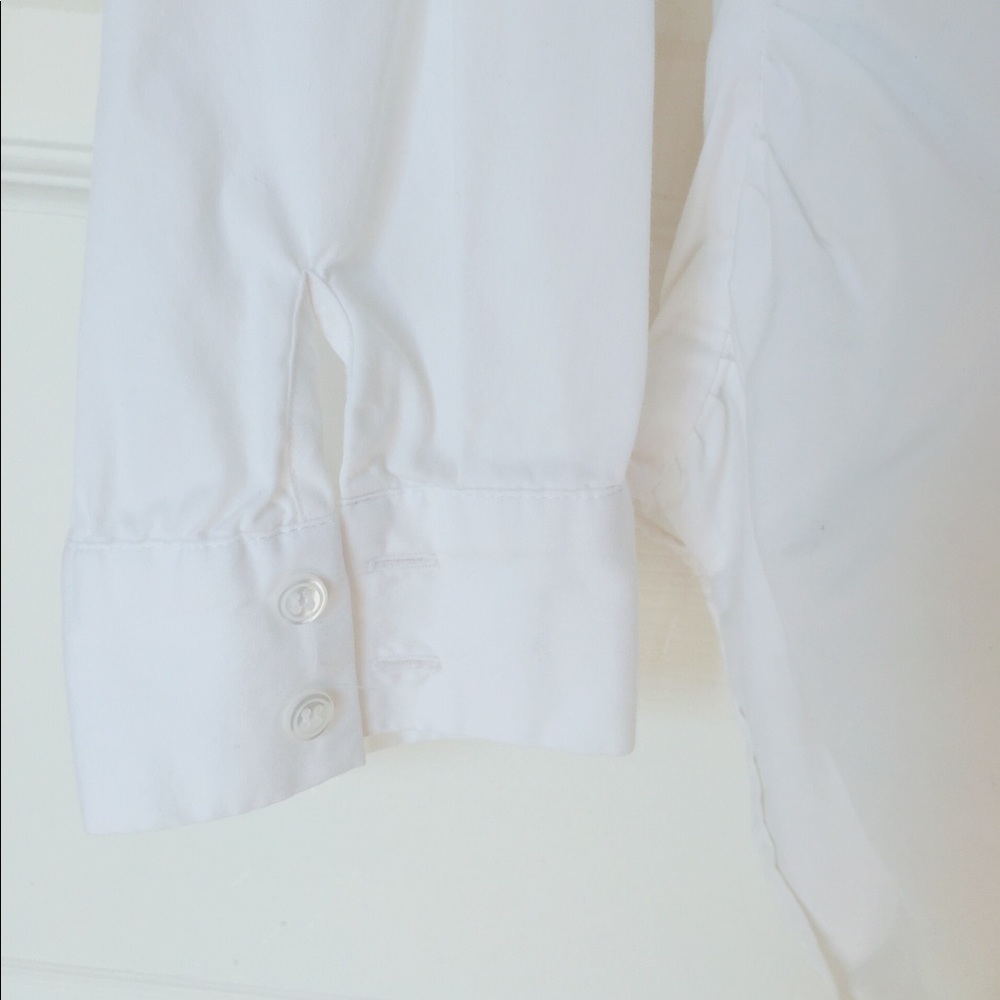 Zara basic white blouse - Picture 3 of 4